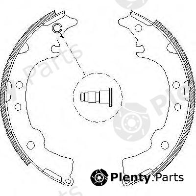  ROADHOUSE part 411500 Brake Shoe Set