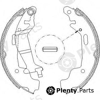  ROADHOUSE part 414500 Brake Shoe Set