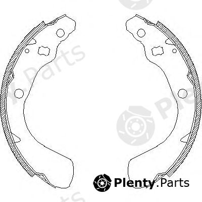  ROADHOUSE part 415100 Brake Shoe Set