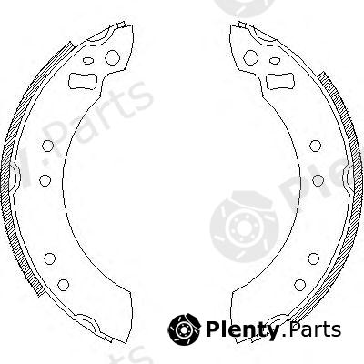  ROADHOUSE part 425300 Brake Shoe Set