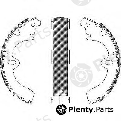  ROADHOUSE part 434500 Brake Shoe Set