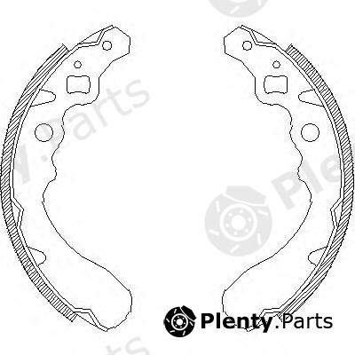  ROADHOUSE part 439000 Brake Shoe Set