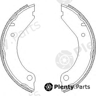  ROADHOUSE part 439900 Brake Shoe Set, parking brake