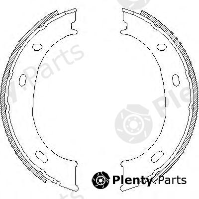  ROADHOUSE part 471000 Brake Shoe Set, parking brake