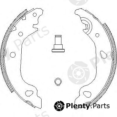  ROADHOUSE part 409801 Brake Shoe Set