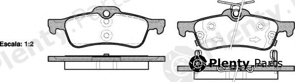  REMSA part 086202 Brake Pad Set, disc brake