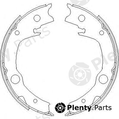  REMSA part 472900 Brake Shoe Set, parking brake