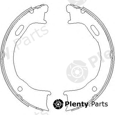  REMSA part 474700 Brake Shoe Set, parking brake