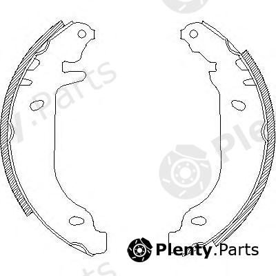  REMSA part 450600 Brake Shoe Set