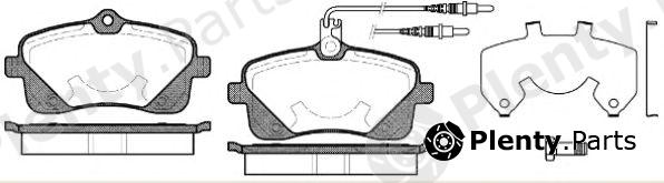  REMSA part 110202 Brake Pad Set, disc brake