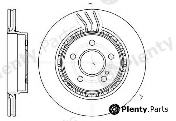  REMSA part 6107110 Brake Disc