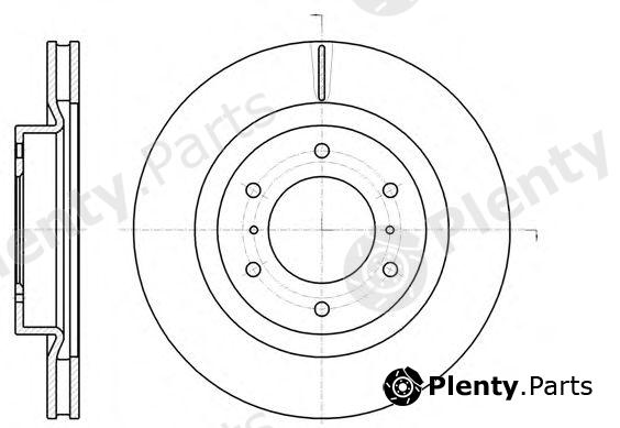  REMSA part 6110010 Brake Disc