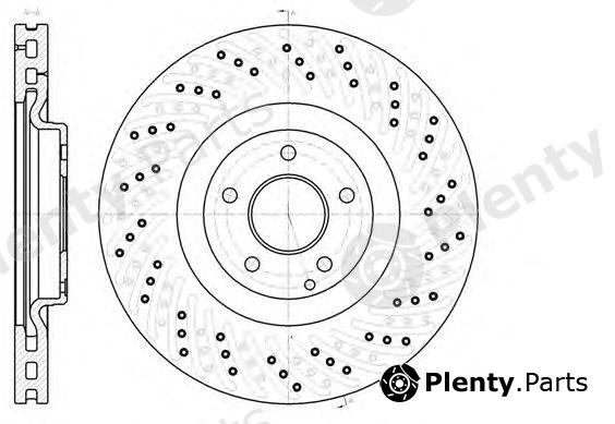  REMSA part 6112410 Brake Disc
