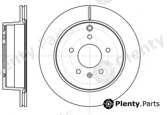  REMSA part 6118210 Brake Disc