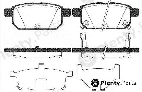  REMSA part 147102 Brake Pad Set, disc brake