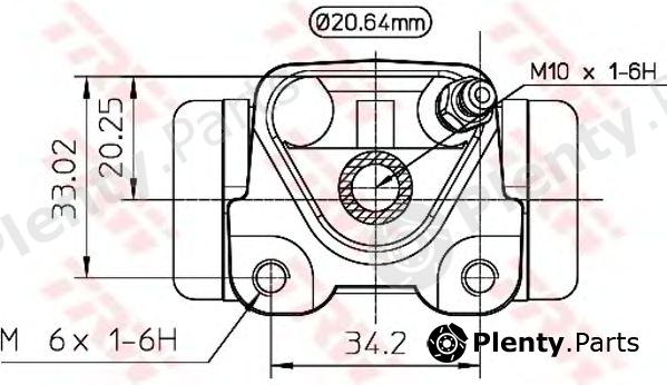  TRW part BWF273 Wheel Brake Cylinder