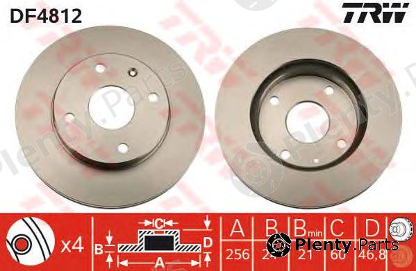  TRW part DF4812 Brake Disc