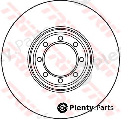  TRW part DF4985S Brake Disc