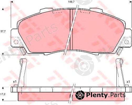  TRW part GDB3188 Brake Pad Set, disc brake