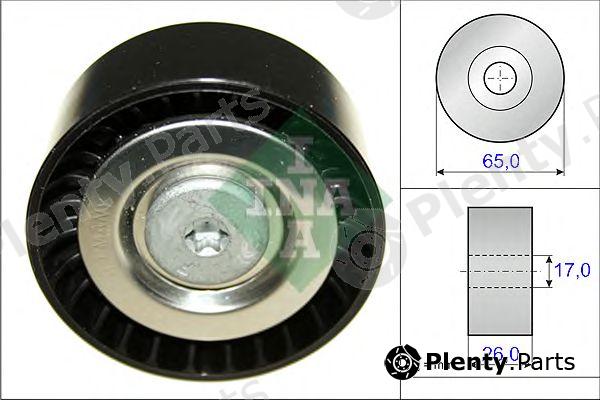  INA part 532057110 Deflection/Guide Pulley, v-ribbed belt