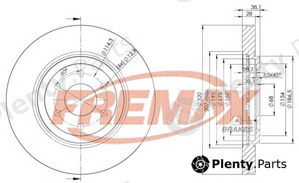  FREMAX part BD-4199 (BD4199) Brake Disc