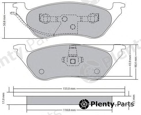  FREMAX part FBP-1731 (FBP1731) Brake Pad Set, disc brake