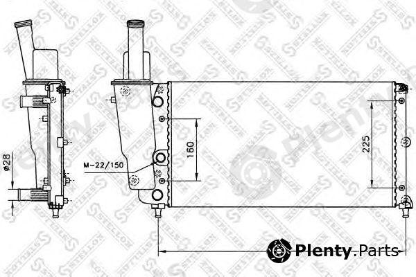  STELLOX part 10-25084-SX (1025084SX) Radiator, engine cooling