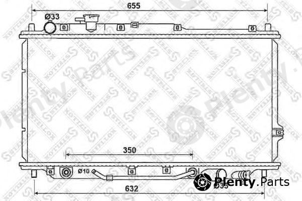 STELLOX part 1025135SX Radiator, engine cooling