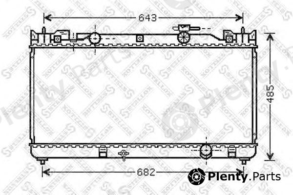  STELLOX part 1025149SX Radiator, engine cooling