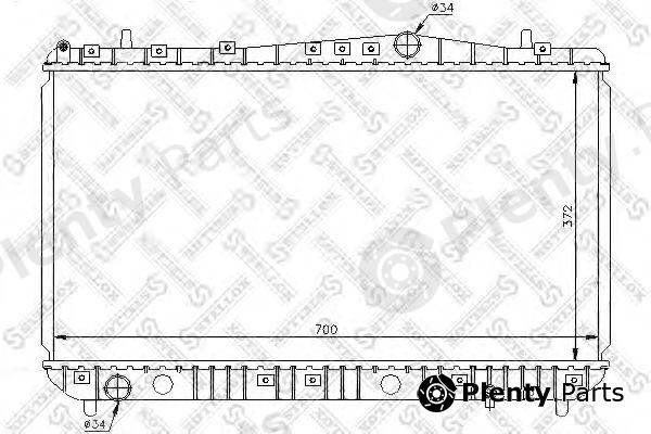  STELLOX part 1025191SX Radiator, engine cooling