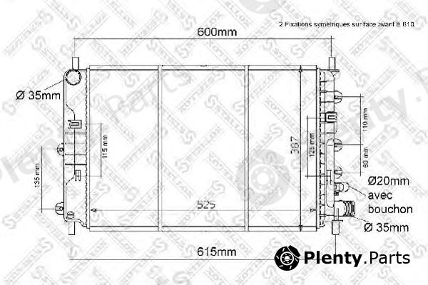  STELLOX part 10-25214-SX (1025214SX) Radiator, engine cooling