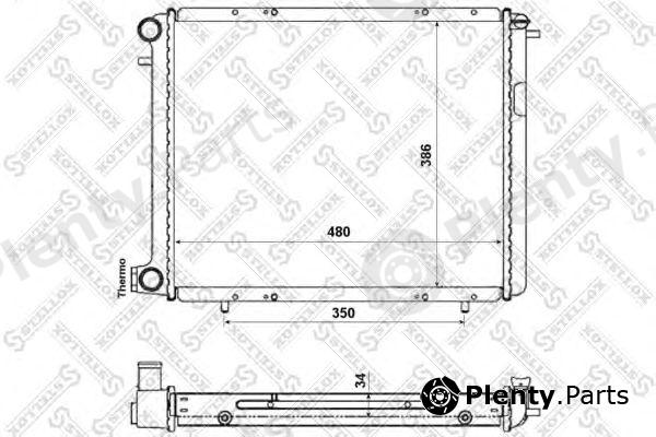  STELLOX part 10-25232-SX (1025232SX) Radiator, engine cooling