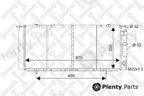 STELLOX part 10-25233-SX (1025233SX) Radiator, engine cooling