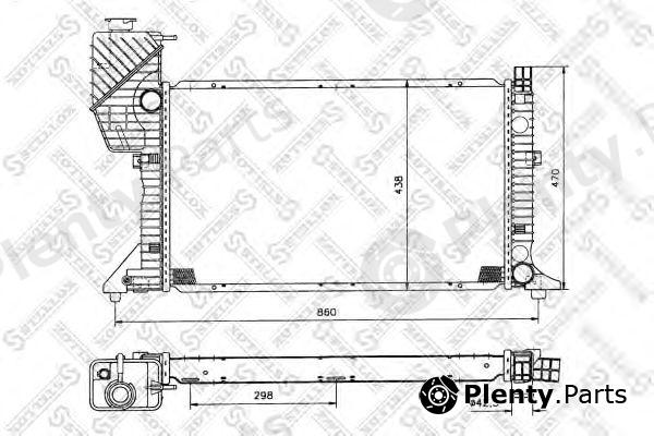  STELLOX part 10-25260-SX (1025260SX) Radiator, engine cooling