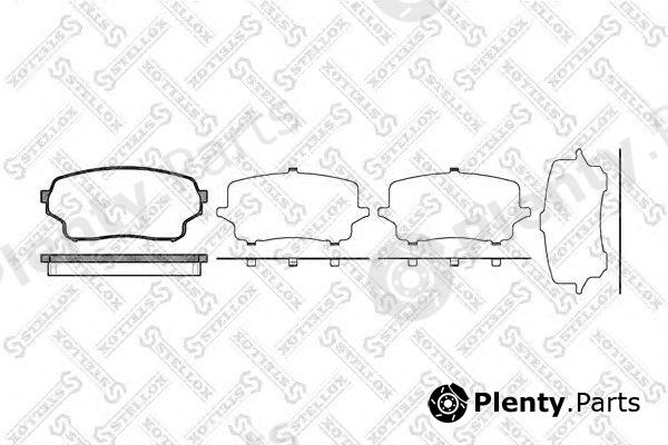  STELLOX part 1177001B-SX (1177001BSX) Brake Pad Set, disc brake