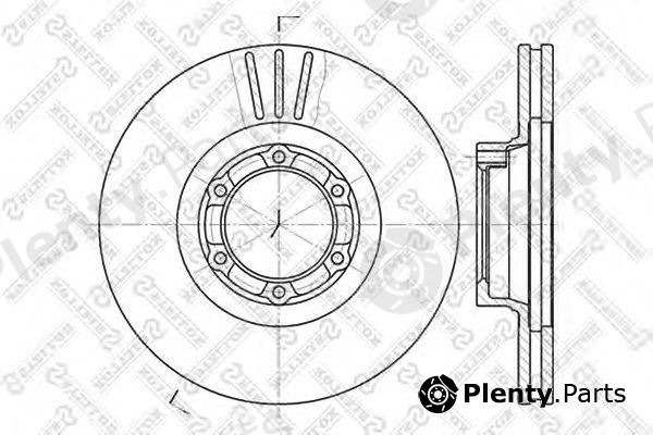  STELLOX part 6020-3905V-SX (60203905VSX) Brake Disc