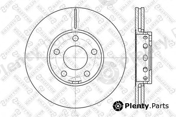  STELLOX part 6020-4743V-SX (60204743VSX) Brake Disc