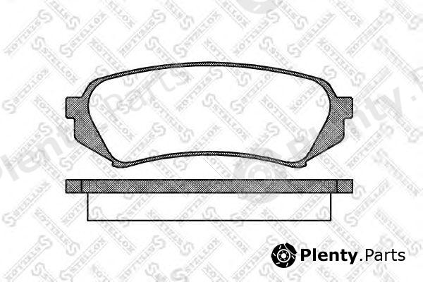  STELLOX part 715010B-SX (715010BSX) Brake Pad Set, disc brake