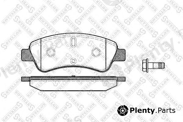  STELLOX part 851010B-SX (851010BSX) Brake Pad Set, disc brake