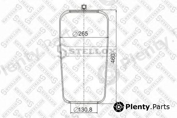  STELLOX part 90-47577-SX (9047577SX) Boot, air suspension