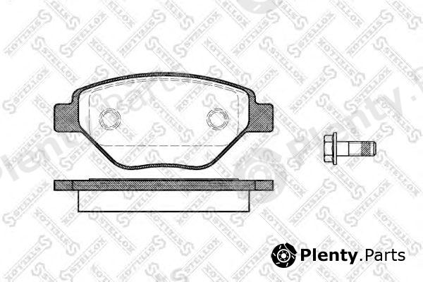  STELLOX part 988000L-SX (988000LSX) Brake Pad Set, disc brake