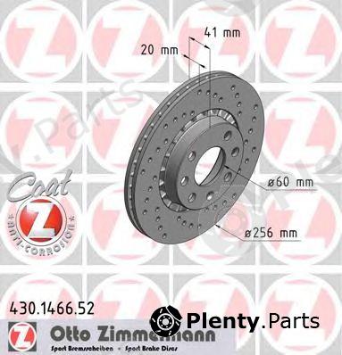  ZIMMERMANN part 430146652 Brake Disc
