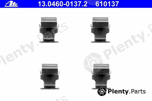  ATE part 13.0460-0137.2 (13046001372) Accessory Kit, disc brake pads