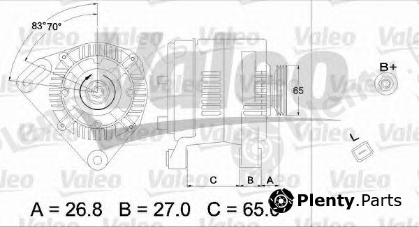  VALEO part 437373 Alternator
