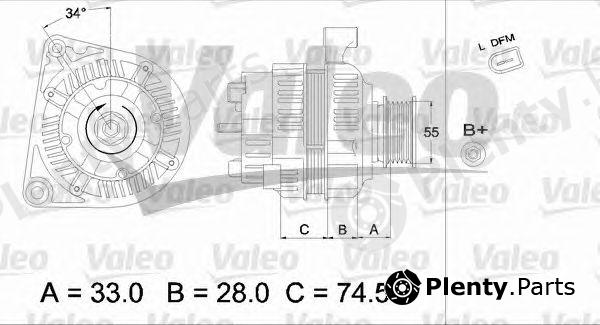  VALEO part 437417 Alternator