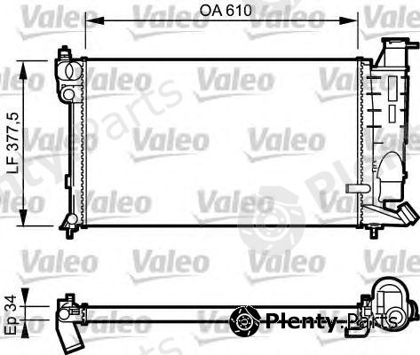  VALEO part 731391 Radiator, engine cooling