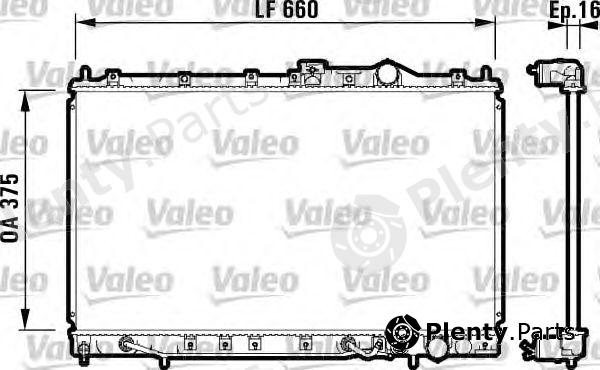  VALEO part 731648 Radiator, engine cooling