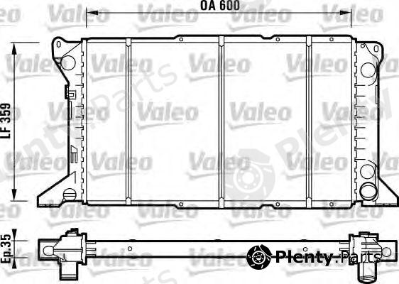  VALEO part 731782 Radiator, engine cooling