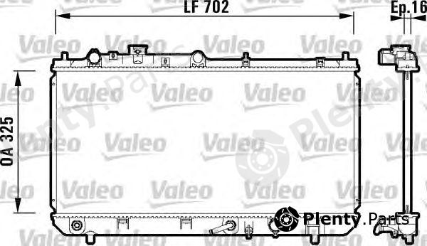  VALEO part 734124 Radiator, engine cooling