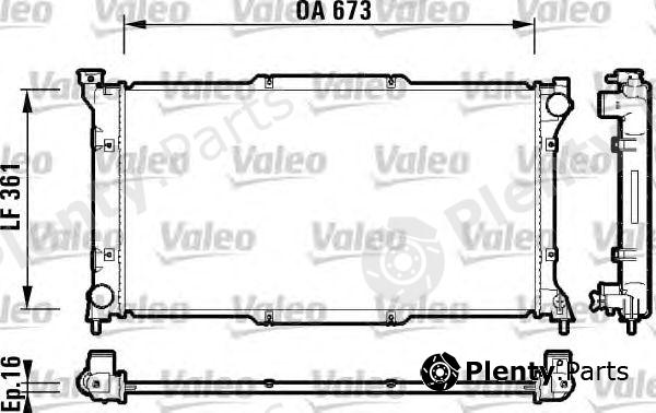  VALEO part 734212 Radiator, engine cooling
